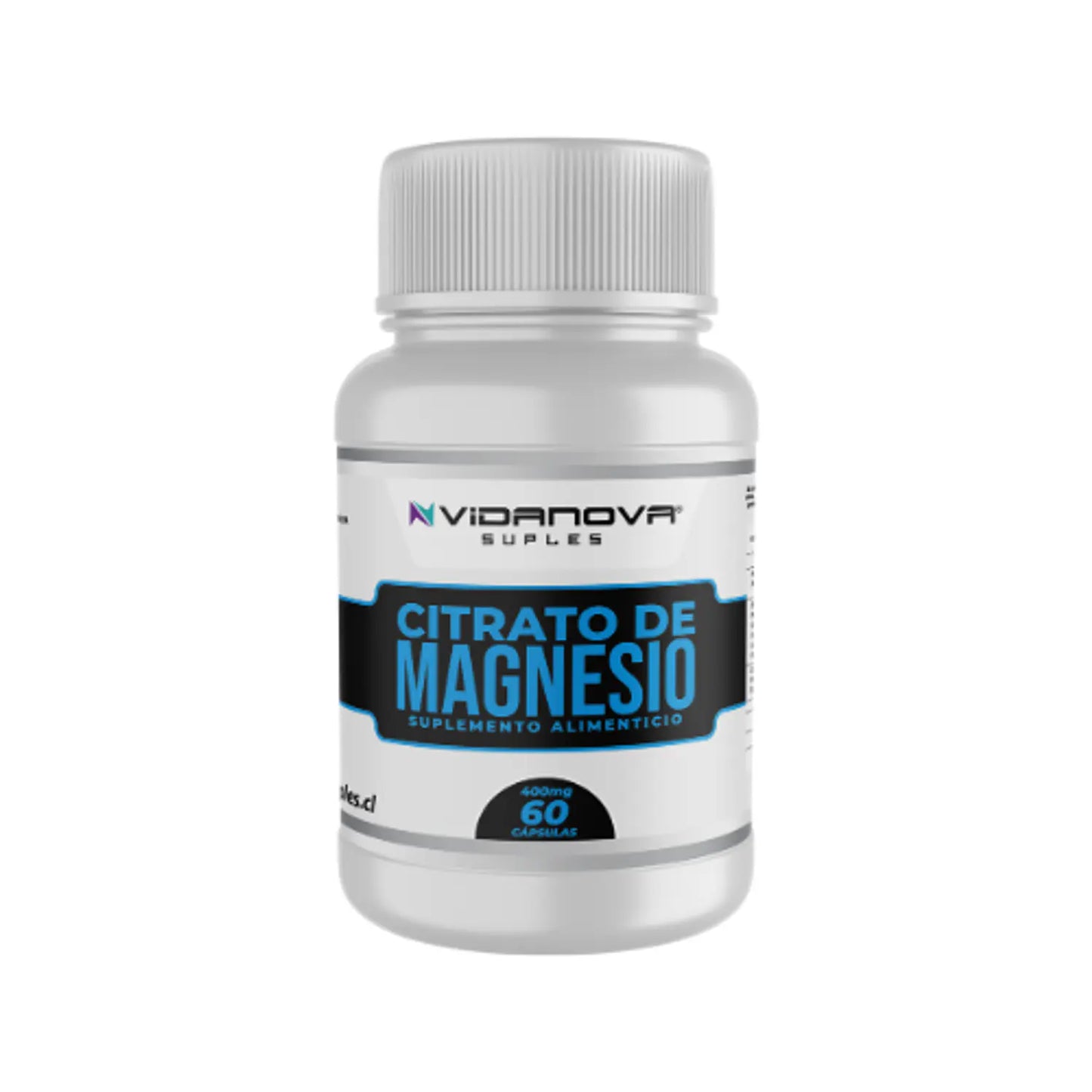 Citrato de Magnesio 400mg 60 Caps - VIDANOVA