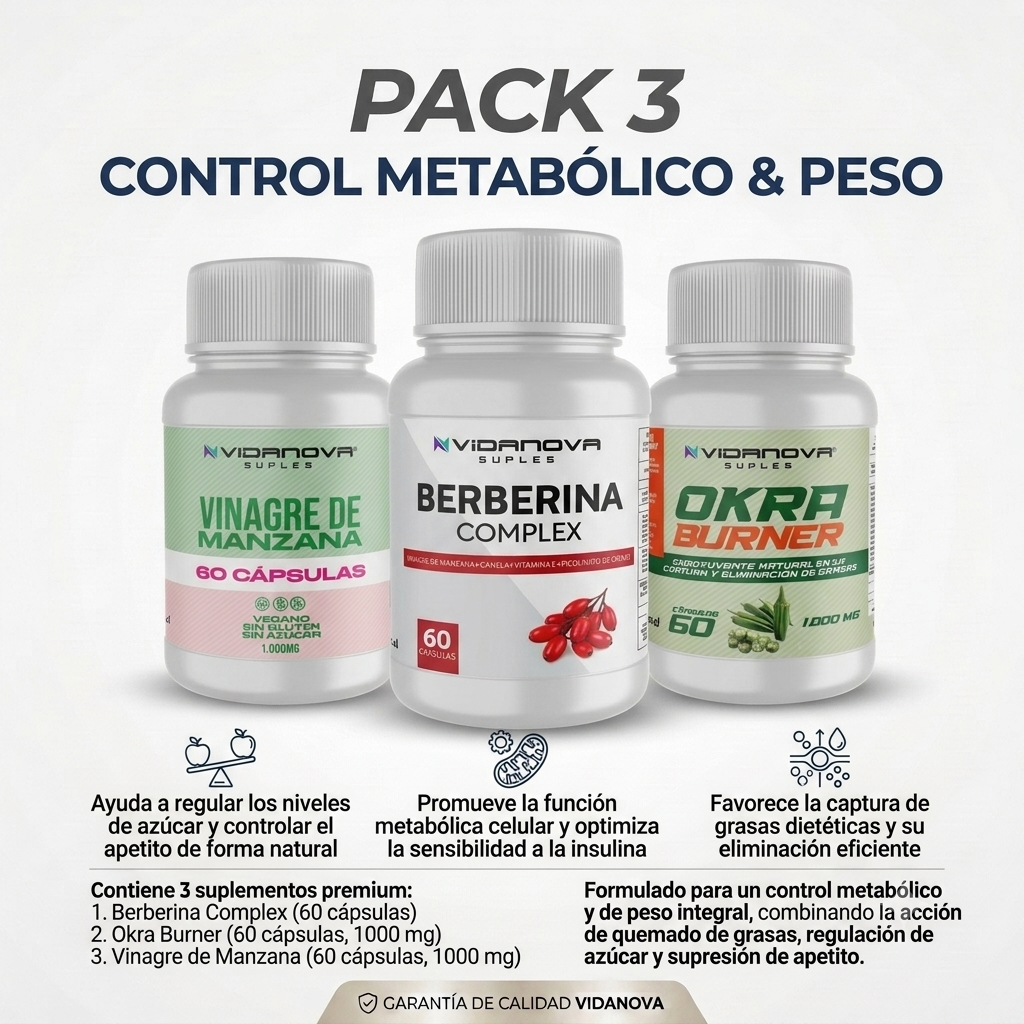 PACK 3 CONTROL METABÓLICO & PESO