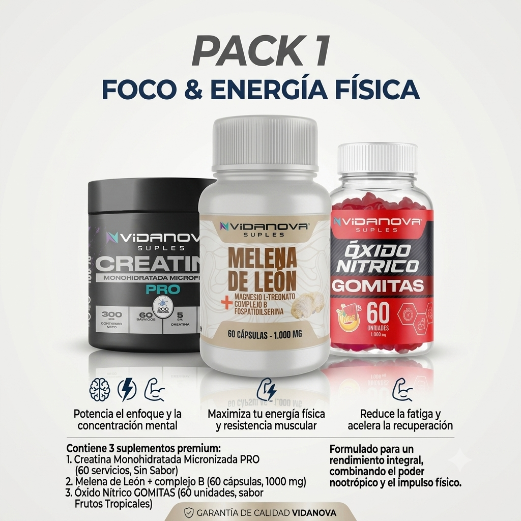 PACK 1 FOCO & ENERGÍA FÍSICA