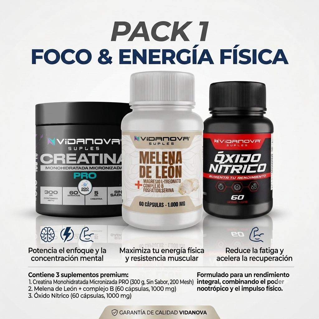 PACK 1 FOCO & ENERGÍA FÍSICA