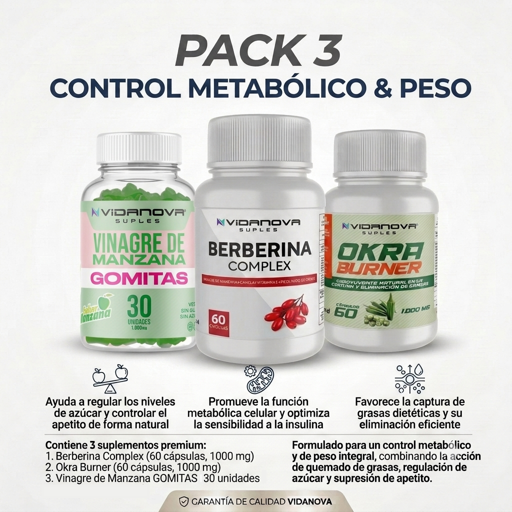 PACK 3 CONTROL METABÓLICO & PESO