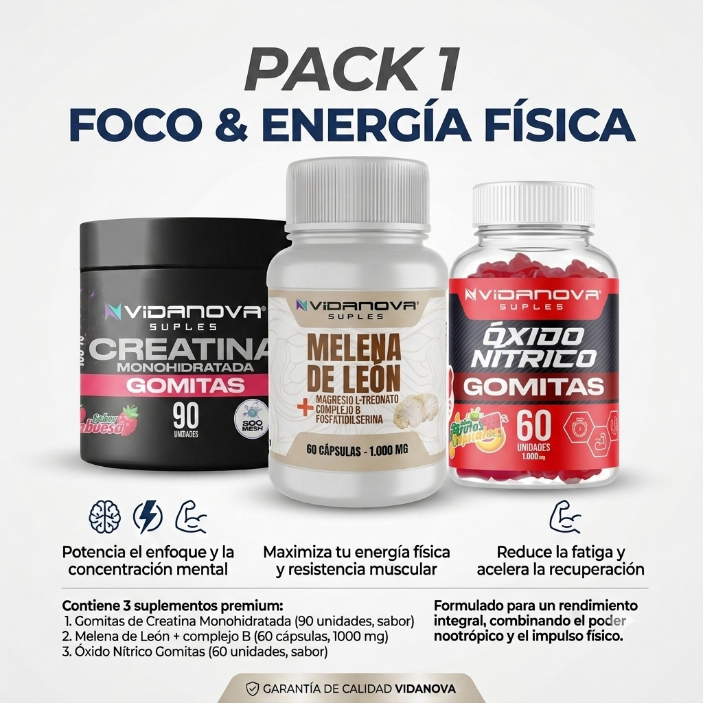 PACK 1 FOCO & ENERGÍA FÍSICA