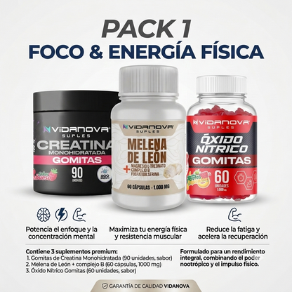 PACK 1 FOCO & ENERGÍA FÍSICA
