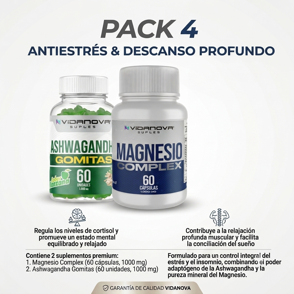 PACK 4 ANTIESTRÉS Y DESCANSO PROFUNDO