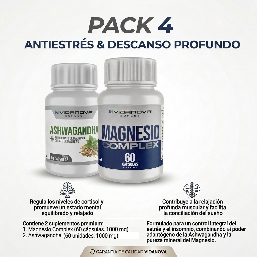 PACK 4 ANTIESTRÉS Y DESCANSO PROFUNDO